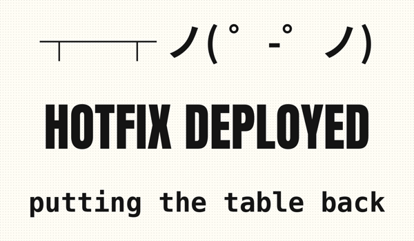 Hotfix Deployed