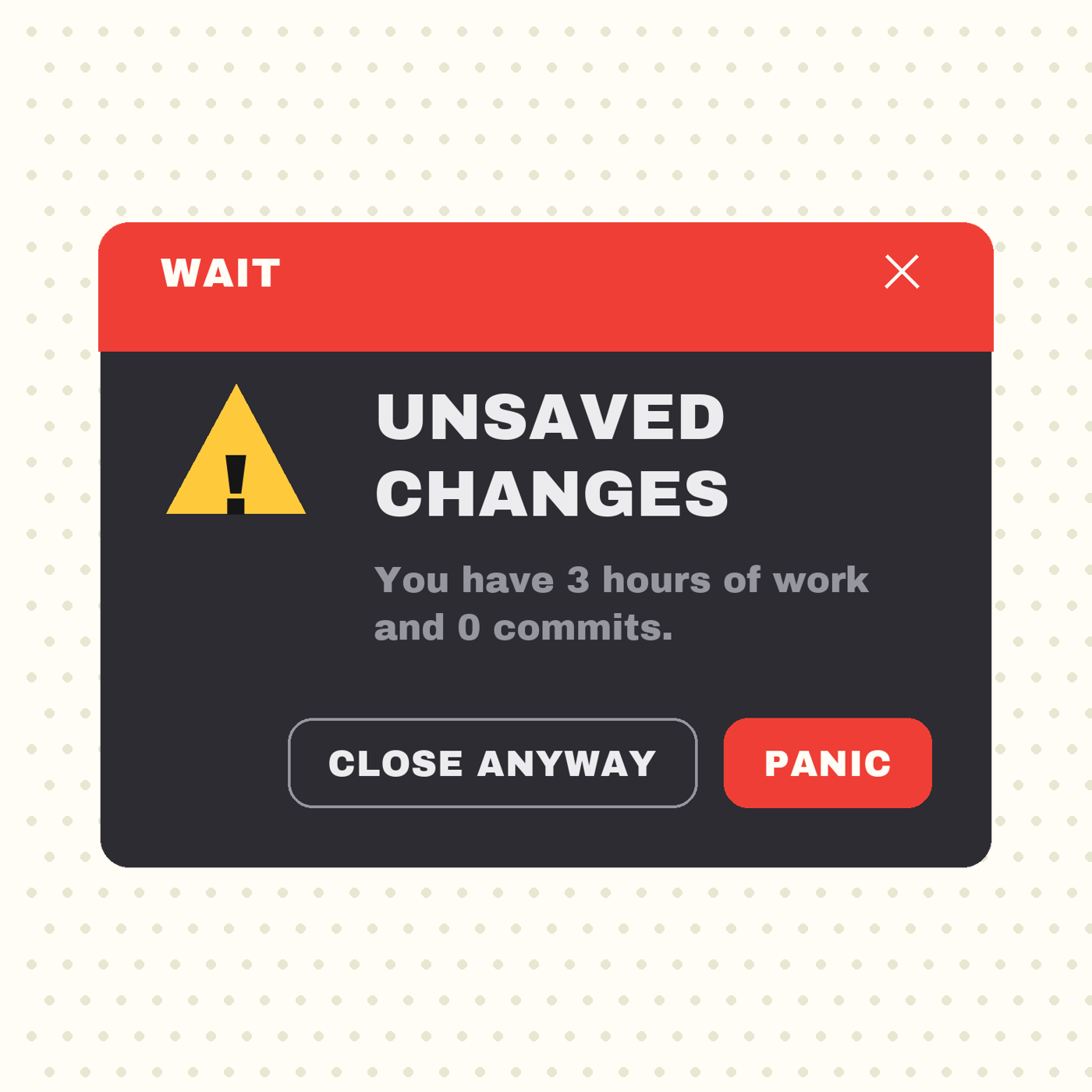 Unsaved Changes