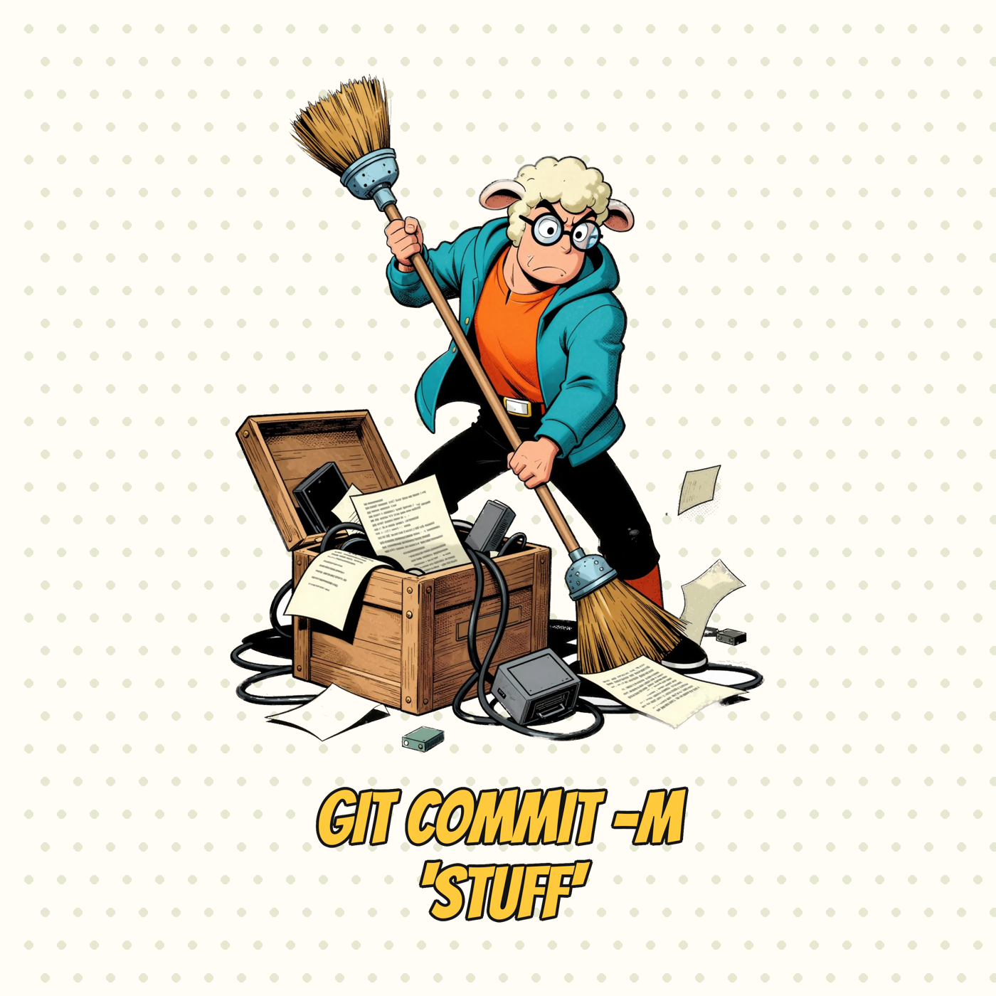 git commit -m 'stuff'