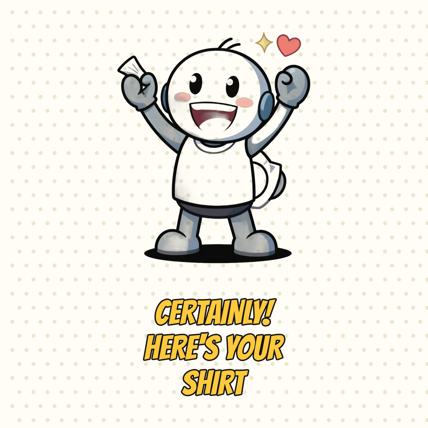 Certainly! Here's Your Shirt