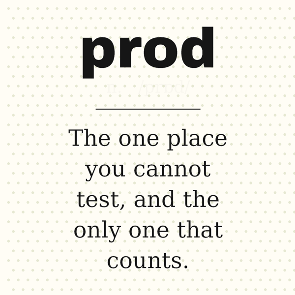 Prod, Defined