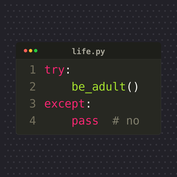 Try Be Adult