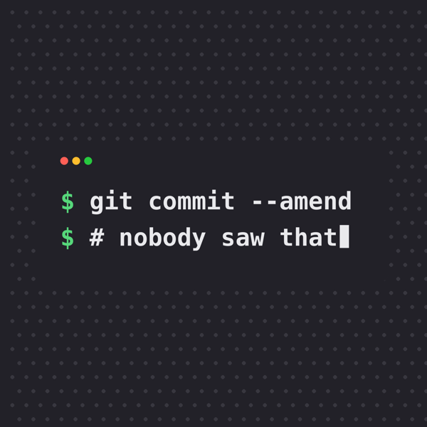 git commit --amend