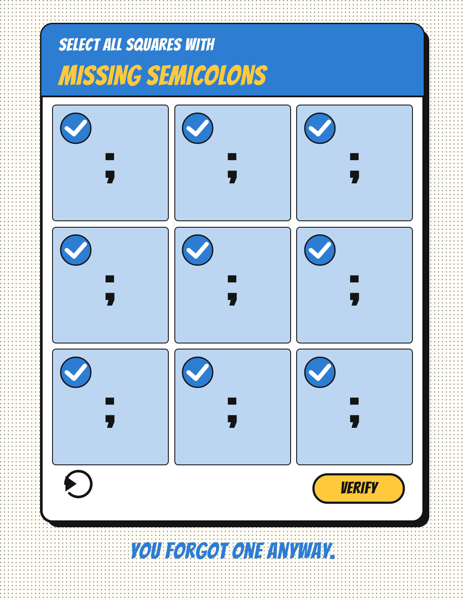 The Missing Semicolon