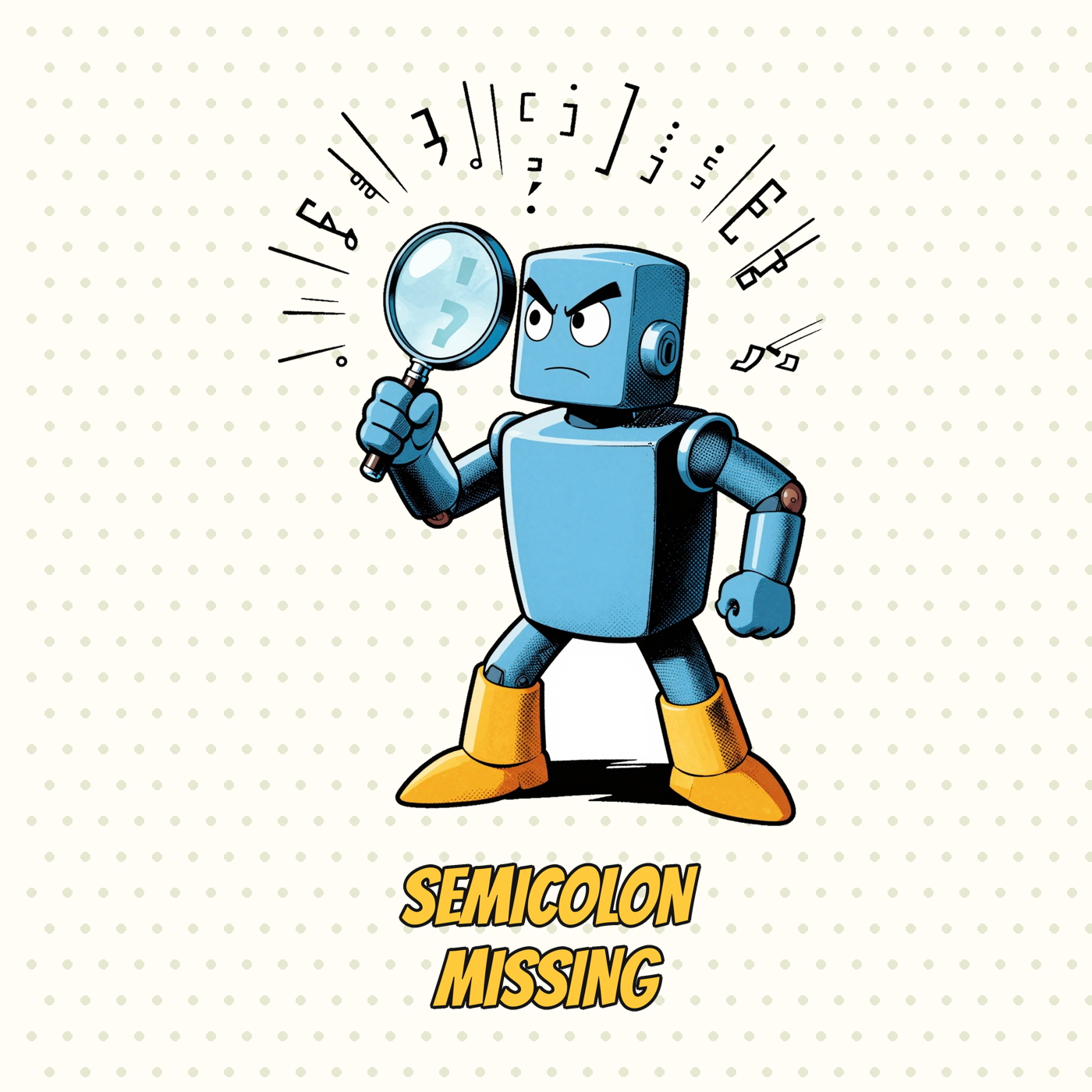 A Semicolon Is Missing Somewhere