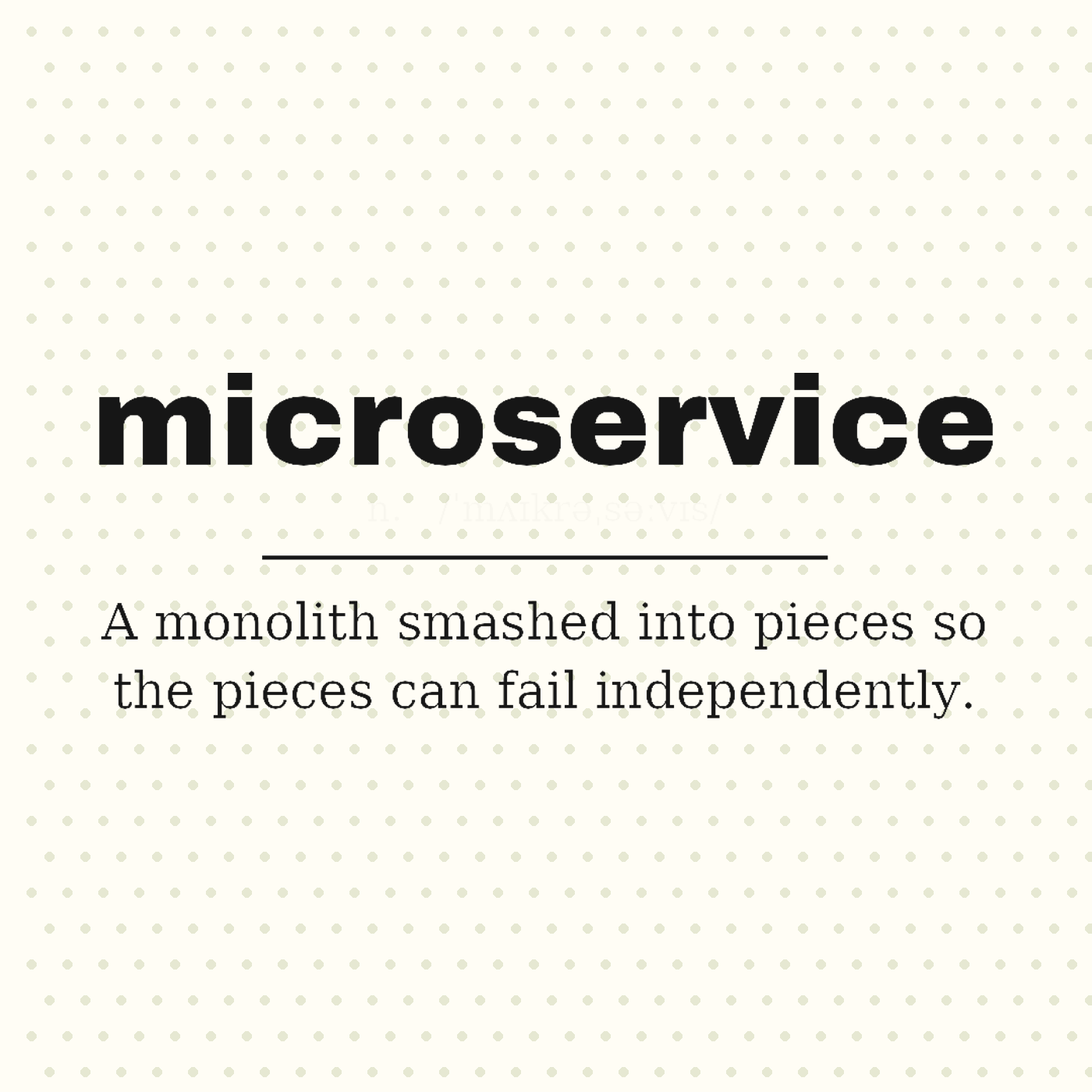 Microservice, Defined