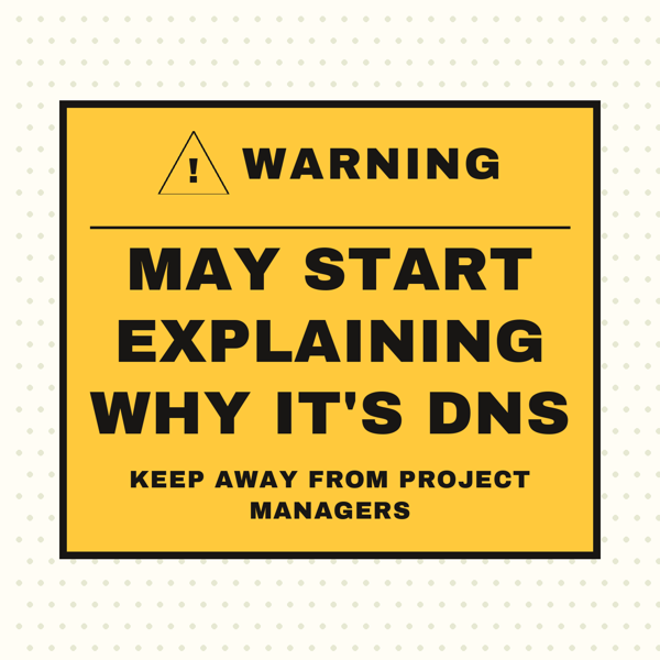 Warning: It's Always DNS