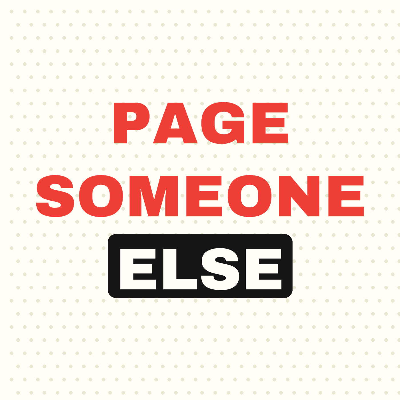 Page Someone Else