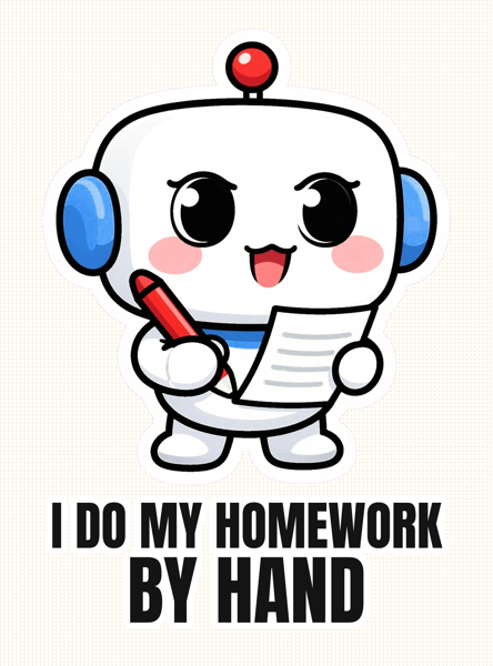 I Do My Homework by Hand