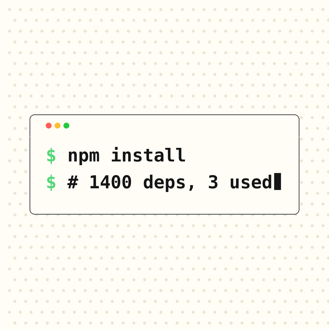 npm install