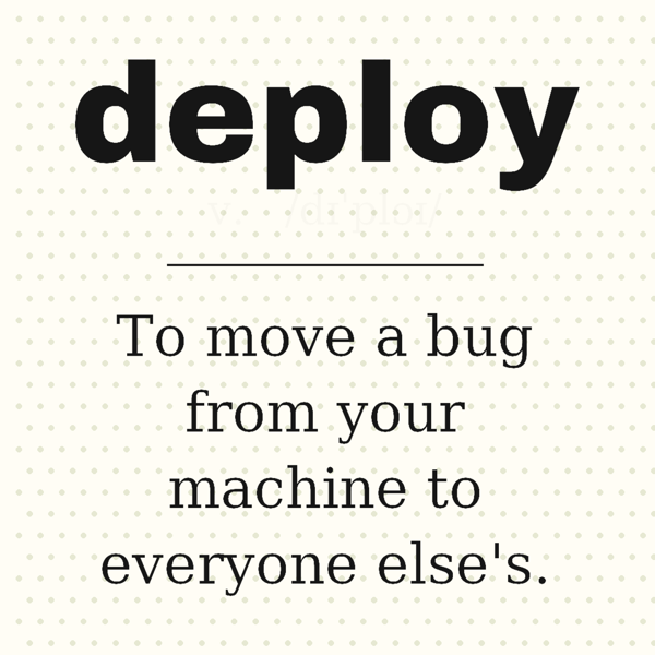 Deploy, Defined