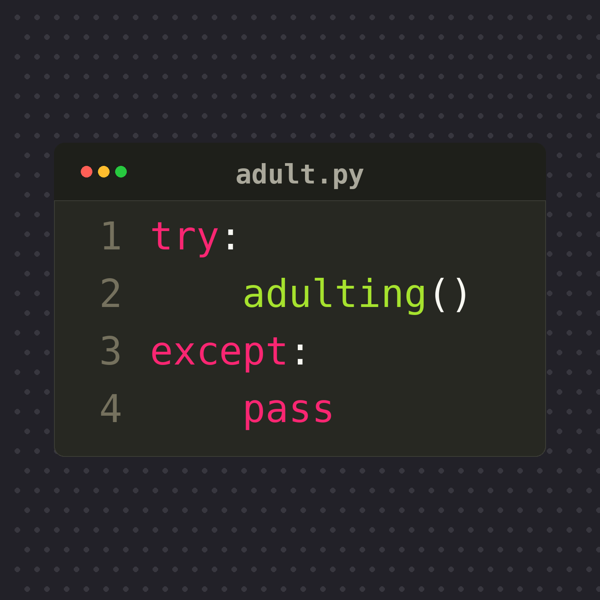Except Pass